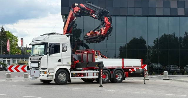 Scania G490 - 6x2 – Valník/Tahač + HR-PalfingerPK 53002 SH