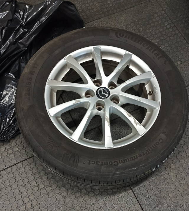 Disky a letne pneumatiky Continental 225/65 R17