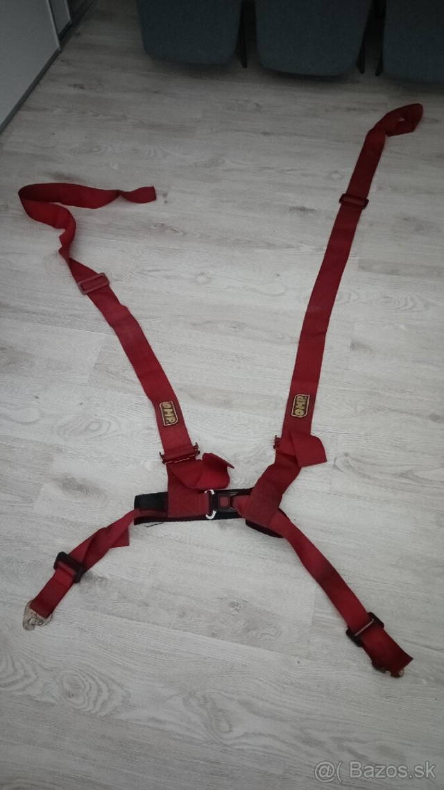 4 bodové bezpečnostné pásy OMP