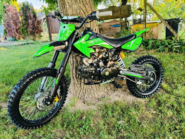 Pitbike 125 Monster Energy editon elektrický štart