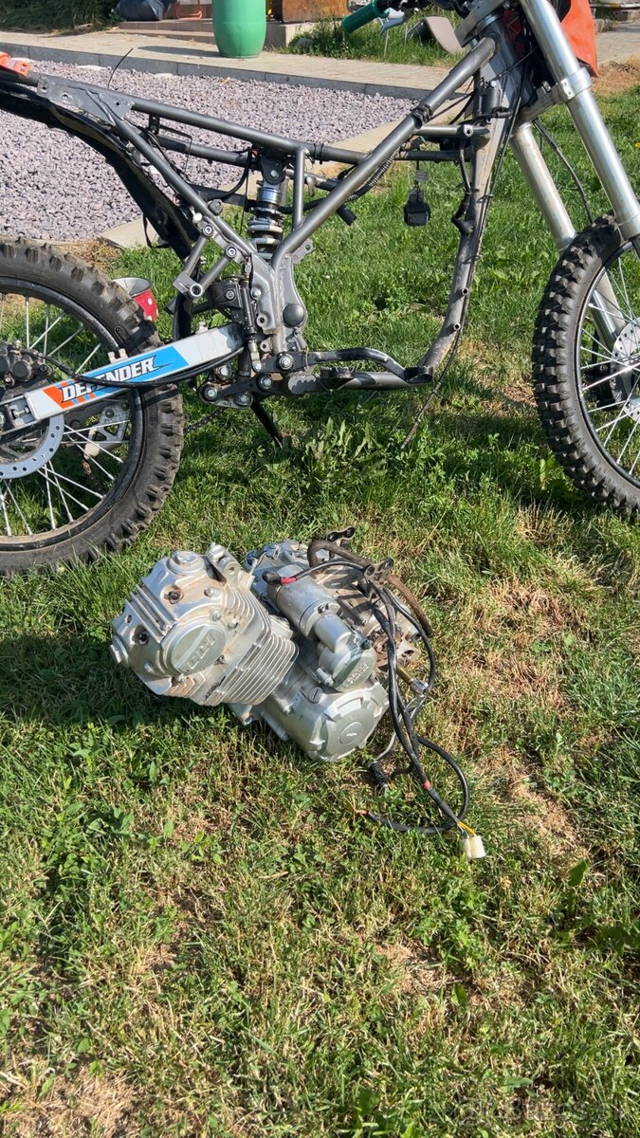 Motor Pitbike 250 zadrety