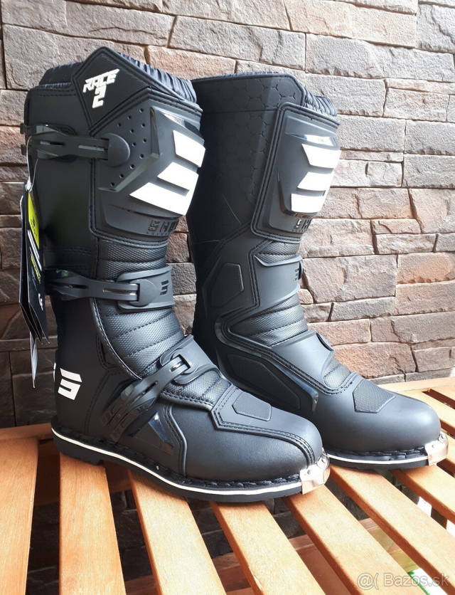 shot topánky boty mx čižmy čierne enduro motocross
