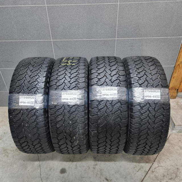 Letné pneumatiky 275/60 R20 GENERAL DOT1120 offroad