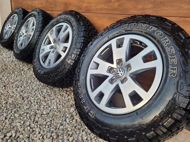 Vw Amarok disky + pneu 245/70 R17