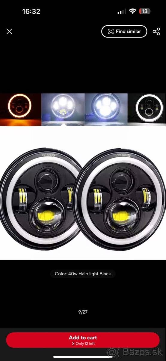 Led svetlo 2ks