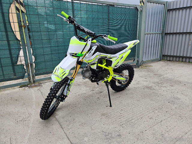 125cc Dirt Bike v neónovo zelenej farbe 17/14
