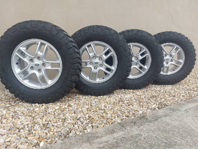 Kolesá Land Rover 7Jx17+ 265/70R17 T/A