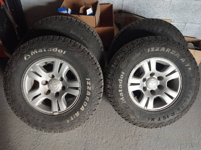 Disky 6x139.7 + pneumatiky 235/75 R15