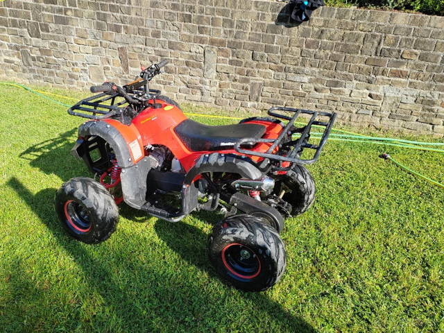 ATV Toronto Deluxe, 7" kolesá, 125ccm Červená