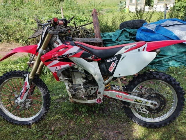 Honda crf 450, nepojazdna