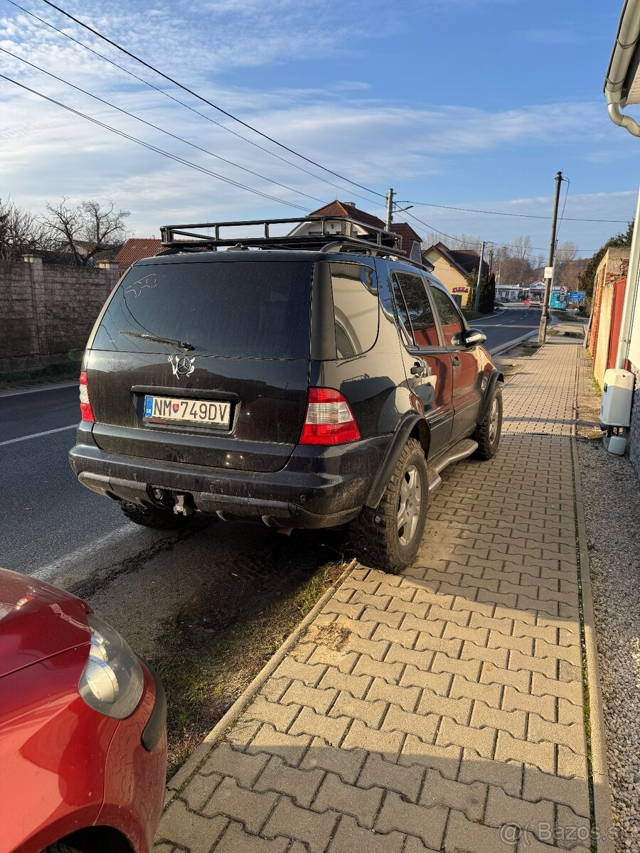 ML 163 2,7 cdi úprava offroad