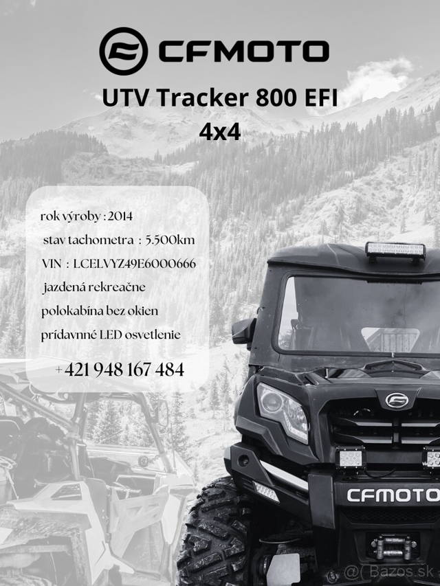 UTV Tracker 800 EFI_CF MOTO