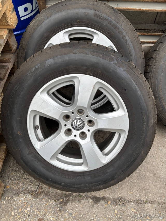 Original elektróny s pneu na VW Amarok R17