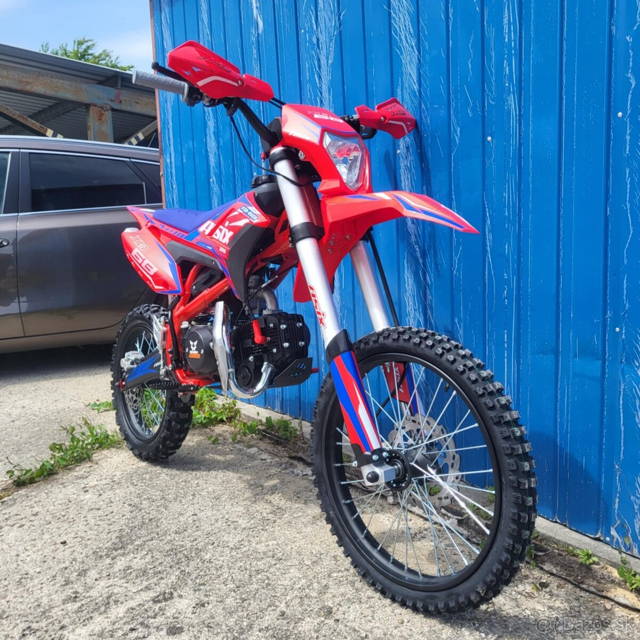 Pitbike 125cc ASIX XB-68 19/16 E-START červeno/modrá