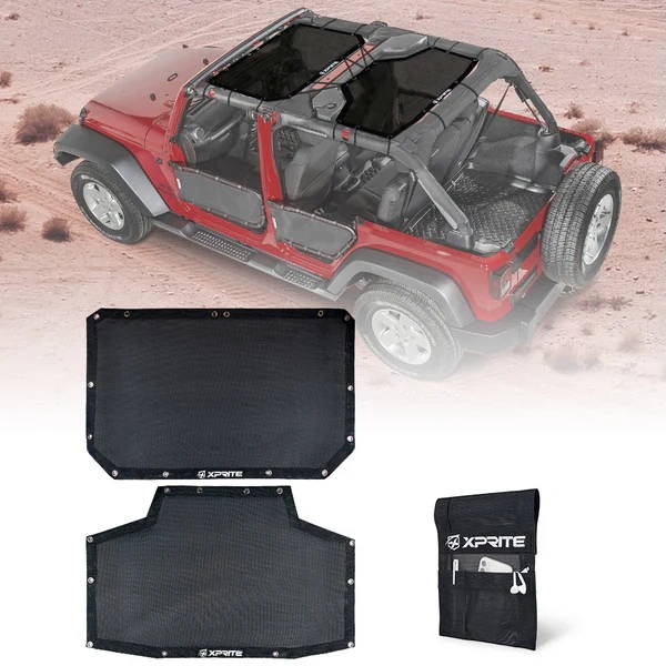 jeep wrangler JK slnečná clona na strechu